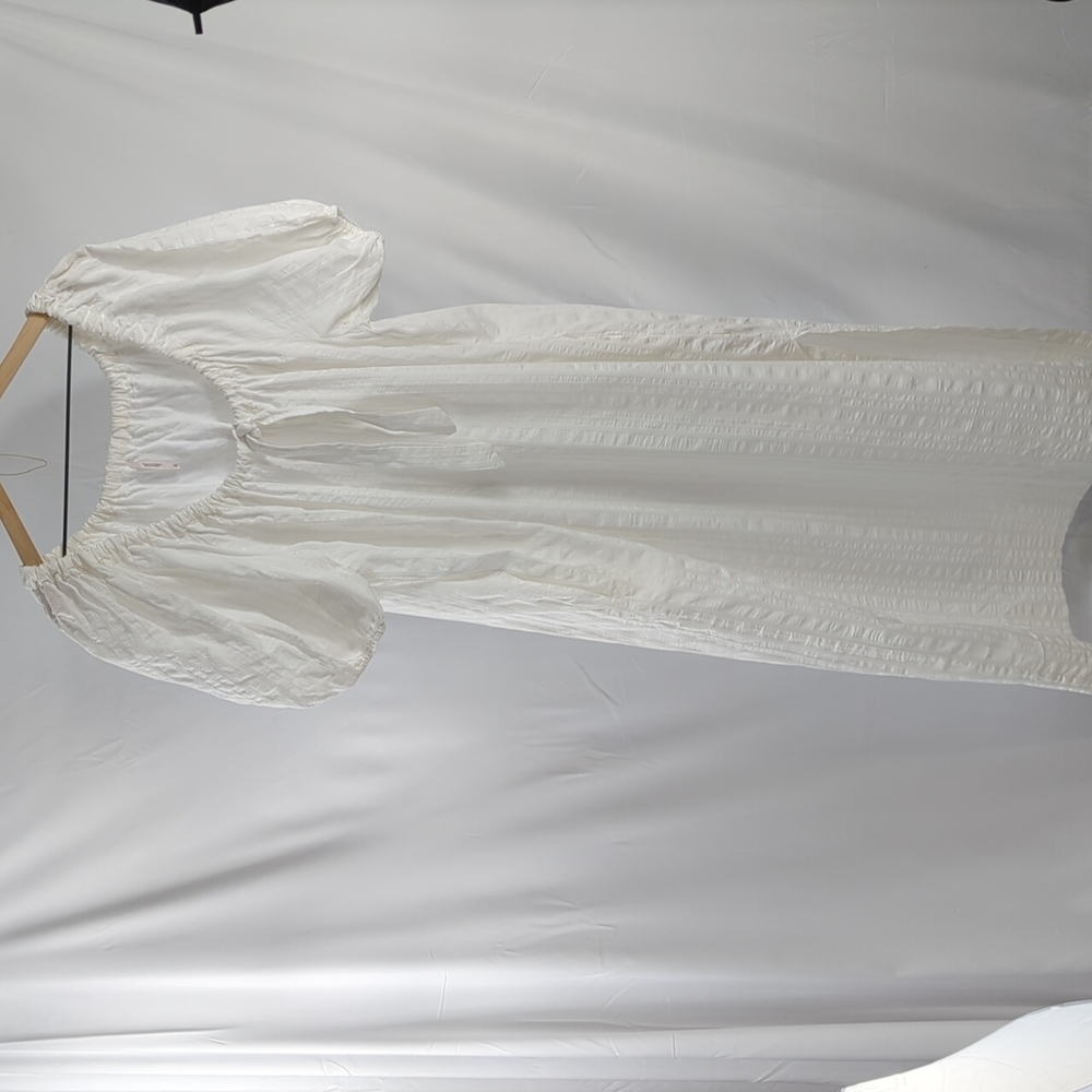 Free People Cotton Puff Sleeve Dress